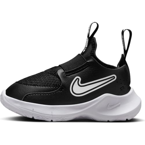Nike Tênis infantil unissex Flex Runner 3 TD, Preto/branco, 22 EU