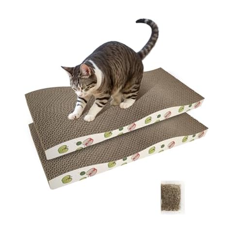 TIMHAKA Cat Scratching Board Set Cover