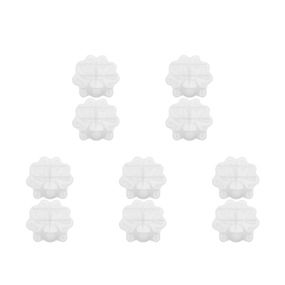 Healeved 10 Pezzi Stampo in Silicone a Forma di Polpo per Resina e Fai da Te