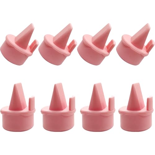 Image of Replacement Parts 8 Piece Duckbill Valves/Duck Bill Valve Compatible with Lansinoh Breast Pump, Signature Pro/Smartpump/Manual Pumps, Durceler Accessories Compatible with Lansinoh Pump Parts