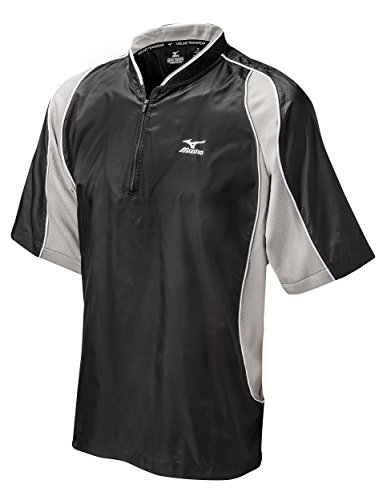 Mizuno Protect Batting Jersey, Black, X-Large