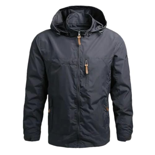 Veste d'automne décontractée pour homme veste légère mi-saison poche