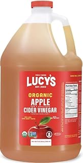 Lucy's Family Owned - GALLON SIZE, Organic, With the Mother, Apple Cider Vinegar, Unfiltered, Unpasteurized, NonGMO, and Raw