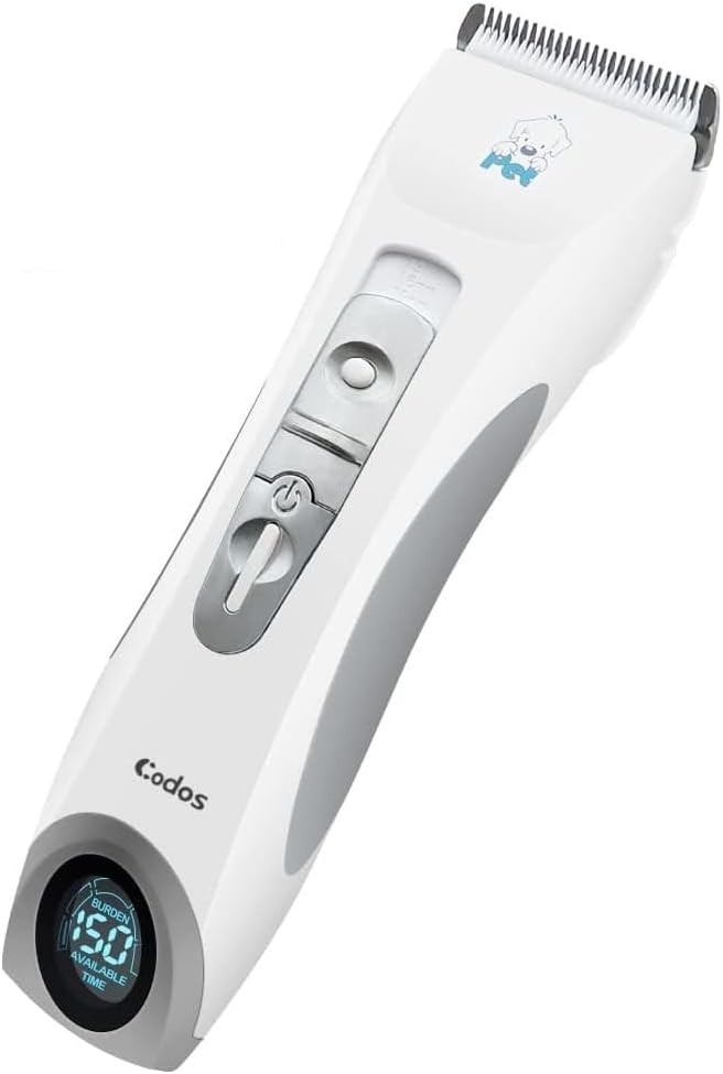 THE DDS STORE Unisex Codos Cp-9600 Professional Stainless Steel Lcd Screen Pet Dog/Cat Clipper Electrical Grooming Hair Trimmer Machine