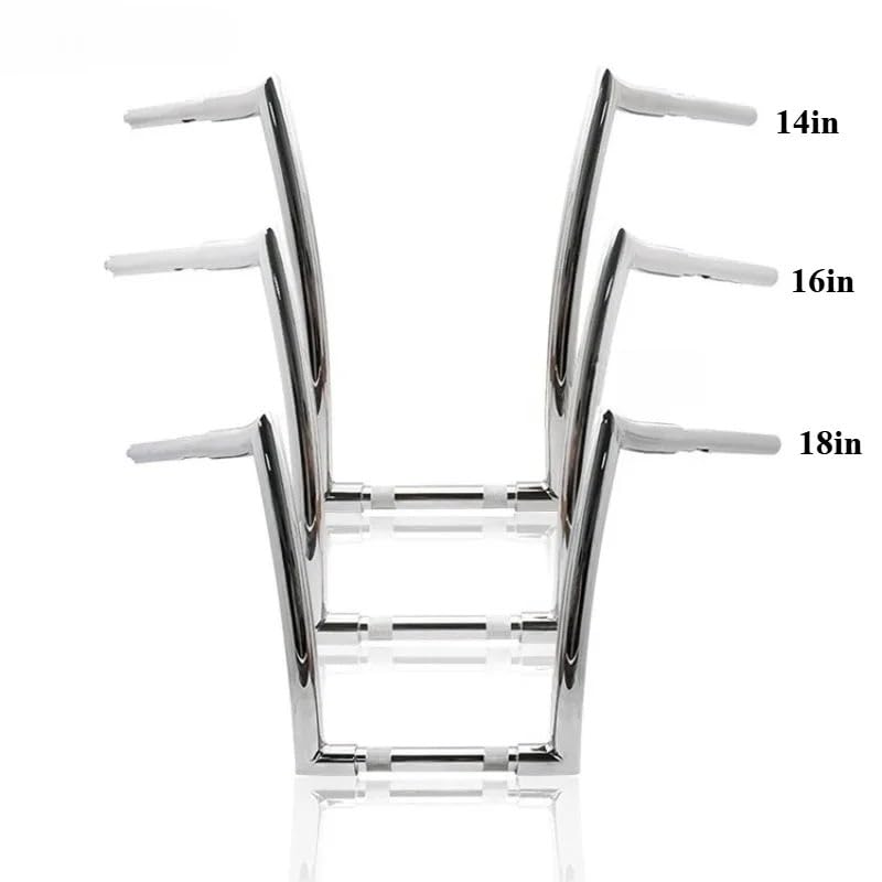 Guidon Guidon de moto 25mm Argenté, Solution pour Posture Confortable sur Softail