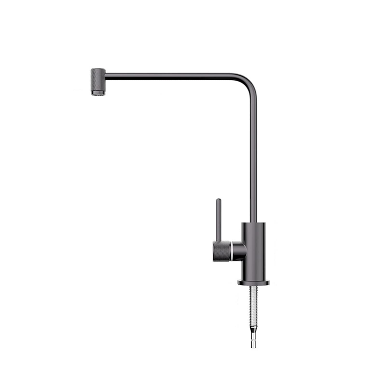Robinet d'eau froide cuisine gris brossé pour remplir gourdes et carafes