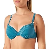 Tirantes ajustables Triumph Bikini para Mujer Solid Splashes 2.0 WP, Azul Marino, 40B