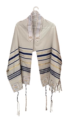 Shofars From Afar Royal Blue Messianic Tallit Talit Prayer Shawl 72
