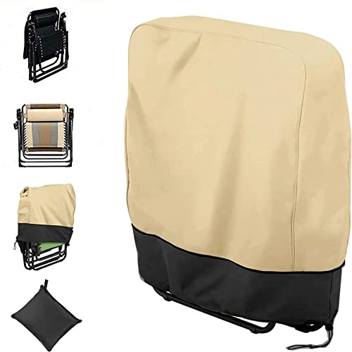 Aofeite Outdoor Folding Zero Gravity Chair Covers, Upgraded Oversized Durable Recliner Cover,420D Oxford Waterproof Uv Resistant Lawn Beach Chair Patio Furniture Covers #TOP28