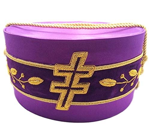 Casquette Violette 33ème Degré REAA pour Tenues Solennelles et Cérémonies