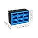 Bothyi Drawer Storage Cabinet Organizer,Garage Organization,Wall Mounted Tool Box Container for Hardware Bolts Crafts Jewelry, 9 Grid