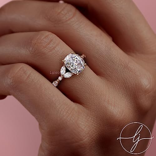 Lipsa Jewels 2.01 Ct Elongated Cushion Cut D Color VVS1