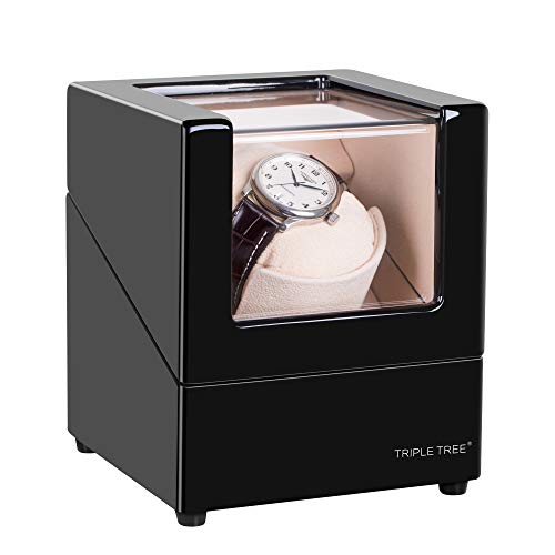 image for TRIPLE TREE Single Watch Winder for Automatic Watches, with Super Quie