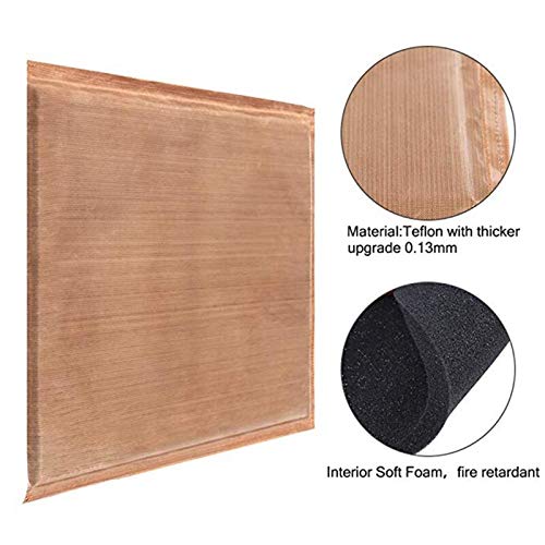 Lysee 3D Printer Parts & Accessories - 3Pcs Heat Press Pillow Reusable Heat Resistant Heat Pressing Transfer Pillow for Heat Press Project Heat Press Pillow - (Color: Brown)