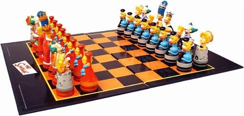 Price comparison product image United Labels Simpsons 0962502 Chess Game 3D