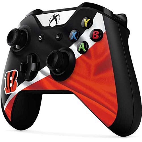 Skinit Decal Gaming Skin Compatible with Xbox One X Controller - Officially Licensed NFL Cincinnati Bengals Design