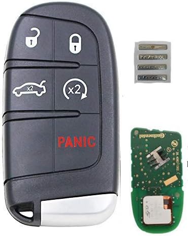 Keyless Entry Remote Car Key Fob Replacement 5 Button M3N-40821302 Compatible for 2011-2018 Dodge Charger 2015-2018 Dodge Challenger