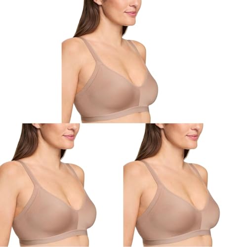 Image of Warner's Womens Blissful Benefits Women's Underarm-Smoothing with Seamless Stretch Wireless Lightly Lined Comfort Bra