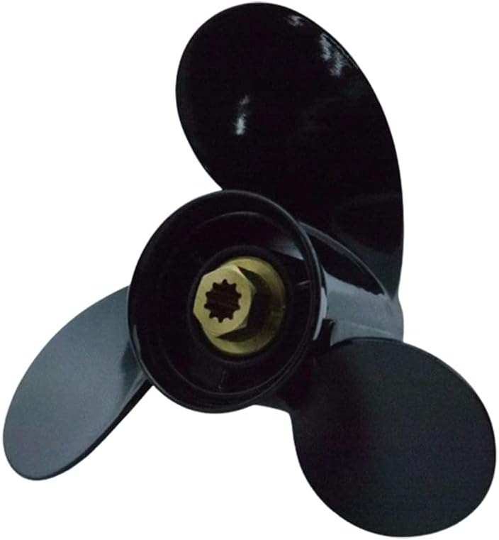 AsakiAl. Propeller 10-3/8x13 Compatible with Mercury 9.9-25 hp Outboard 48-19640A40