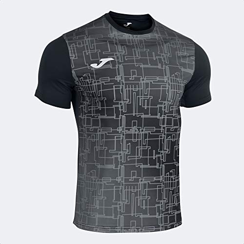 Joma Elite Viii, Camiseta Niños, Negro (Black), 11-12 Años