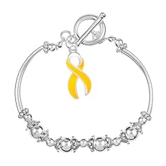Gold Ribbon - Charm Partial Bracelet