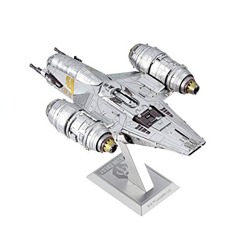 Metal Earth Fascinations ICX217 ICONX 502948, Star Wars The Mandalorian, Razor Crest™, Laser-Cut 3D Construction kit - Image 4