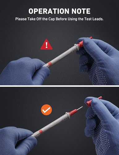 Image of AstroAI Digital Multimeter TRMS 6000 Counts Volt Meter Ohmmeter Auto-Ranging Tester; Accurately Measures Voltage Current Resistance Diodes Continuity Duty-Cycle Capacitance Temperature, Black