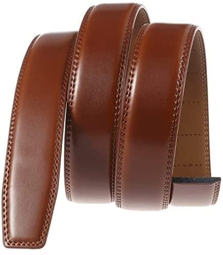 Men's Casual Leather Jeans Belts Classic Work Business Dress Belt with Prong Buckle for Men3