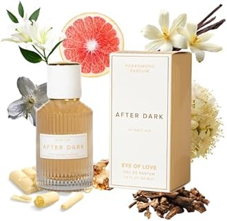 Eye of Love After Dark Pheromone Perfume for Women - Sultry Scent Cologne with Jasmine Vanilla White Chocolate - Long Lasting Plant-Based Fragrances - Bold Scent for Her - 50ml/1.6fl oz