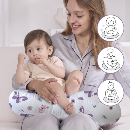 Image of Plushii Ergonomic Nursing Pillow for Breastfeeding,with Washable Cover