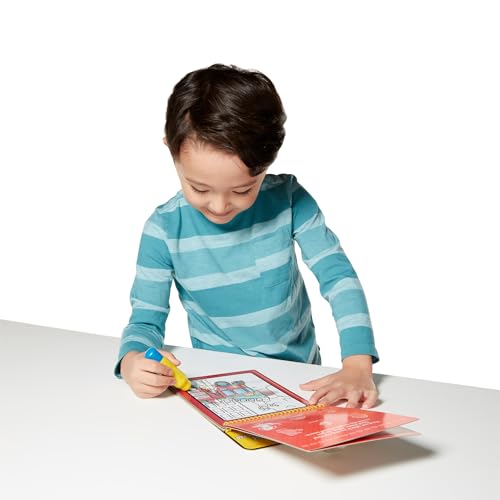 Melissa & Doug Water WOW Wassermalbuch Fahrzeuge - mit Wasserstift, 4 wiederverwendbaren Motivseiten, Suchaufgaben und Spiralbindung, praktisch für unterwegs, für Kinder ab 3 Jahren