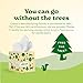 Caboo Tree Free Facial Tissue Paper, Tissue Box with 60 Sheets Per Cube, Total of 6 Cubes, 360 Total Tissues