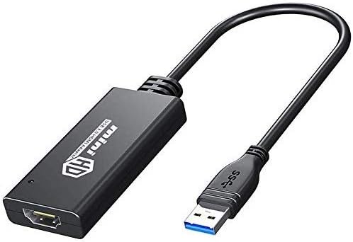 USB to HDMI 1080P, Video Audio Converter, USB 3.0 to HDMI Adapter for Windows 7/8/10/XP Computer Only (NO MAC/Linux/Vista/Chrome/Firestick)
