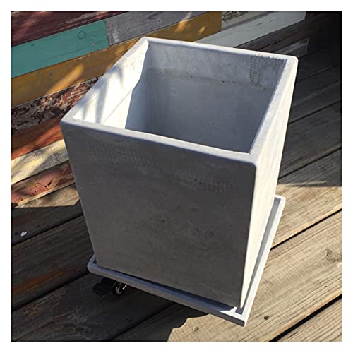 Support mobile pour plantes avec roulettes chariot carré pour pot de fleurs
