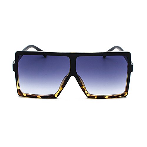 Inlefen Gafas de sol de gran tamaño para las mujeres Gafas de sol de la vendimia Hombres Gafas de gafas grandes del marco Cover