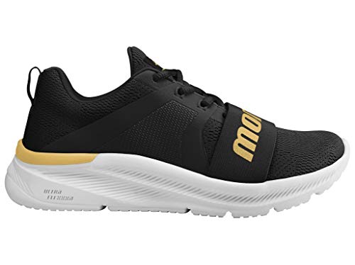 Tênis Mormaii Fasten, Mormaii, Adulto-Unissex, BLACK/ GOLD, 36