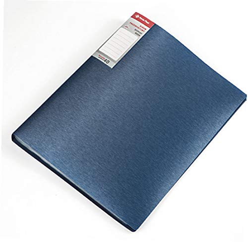 Sichtmappe / Präsentationsmappe mit 40 Hüllen A4 (Farbe,Stück) (blau, 10)