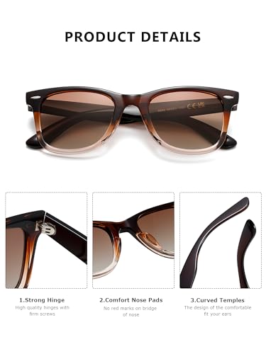 Classic Polarized Sunglasses for Women Men Trendy Retro Sun Glasses3