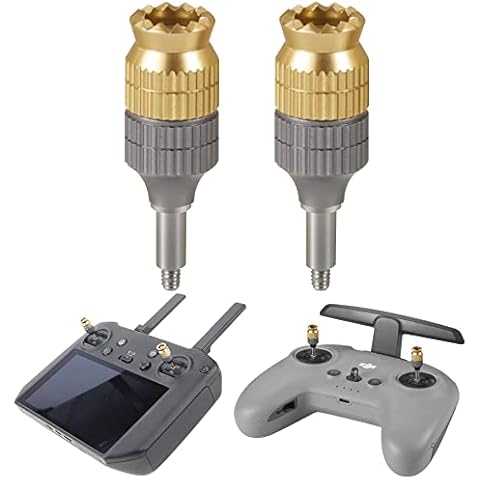 Hanatora Extension Joystick Stick for DJI FPV Remote Controller 3 2,Neo,Avata 2,RC Pro,Aluminum Metal Control Extender Joysticks,Long Thumb Sticks Replacement Accessories Cover