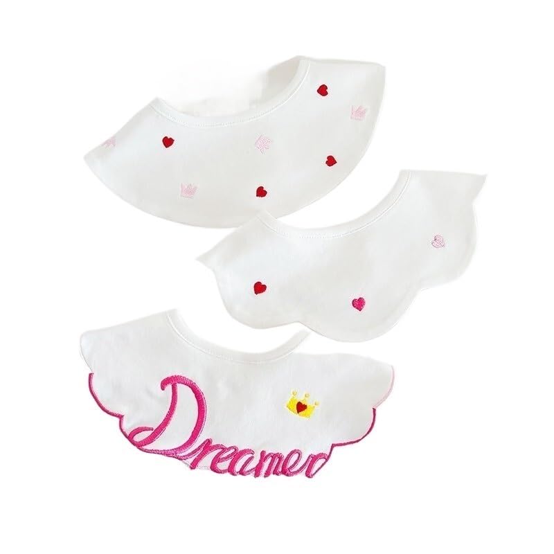 Bavoirs anti-bave pour garçons et filles Lot de 8 bandanas absorbants