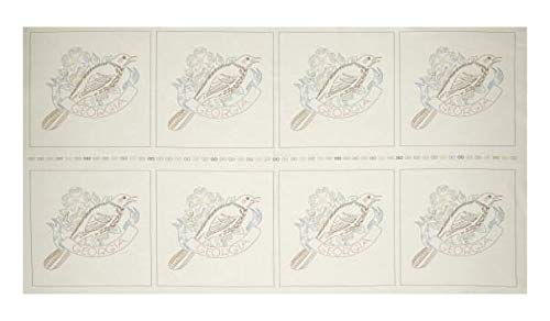 Robert Kaufman Birds of Liberty Digital Georgia 24" Panel White Premium Quality 100% Cotton Sold by The Yard.