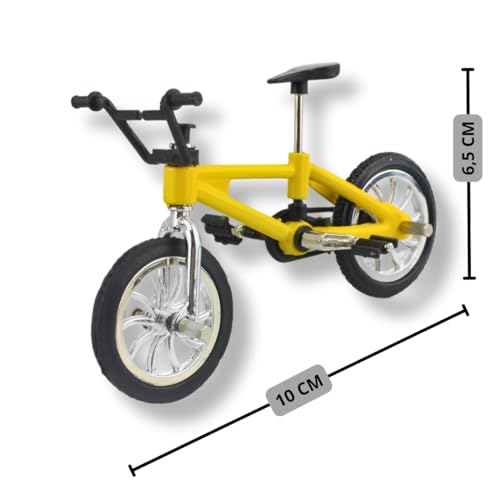 Kit Skate de Dedo Com Bicicleta de Dedo, Skate de dedo Com Lixa e Shapee em Metal, Bicicletinha de d
