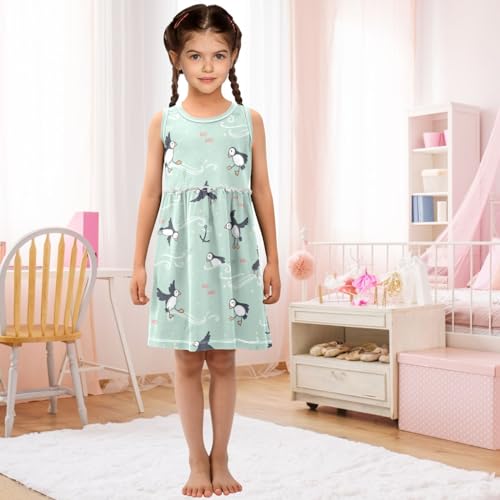 Girls' Short Sleeveless Dress Little Girls Sleeveless Dress Sets Cute Summer Sundress Casual Sleeveless Tank Dress3