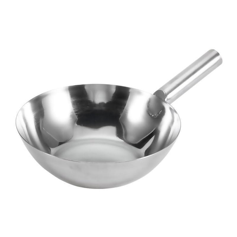 MAGICLULU Stainless Steel Ladle with Short Handle, Multi Functional Water Scoop, Flat Bottom Silver Dipper for Kitchen, Large Capacity Soup Spoon, Heavy Duty Metal Boiler Cup for Domestic Garden