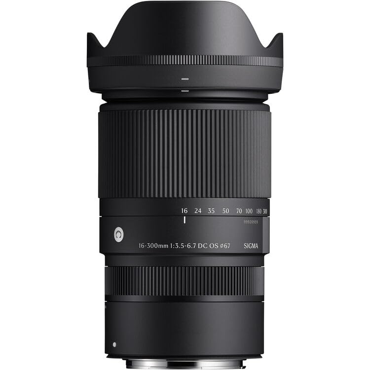 Image of Sigma 16-300mm f3.5-6.7 DC OS Contemporary Lens (Canon RF Mount + Sunshine Professional Accessories Bundle)