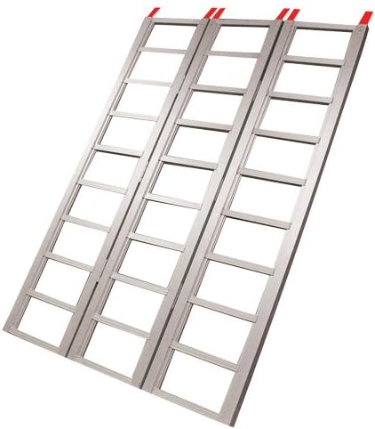 Erickson Tie Straps Tri-Fold Aluminum Ramp 1500 LB 50"W X 77"L #07461