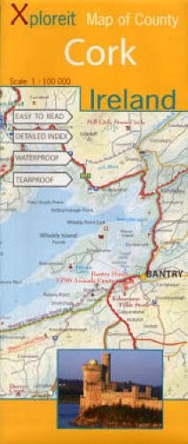 Xploreit Maps of County Cork, (Ireland) 1:100K