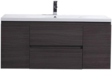 Morenobath Mob 48 in. Wall Mounted Single Sink Bathroom Vanity