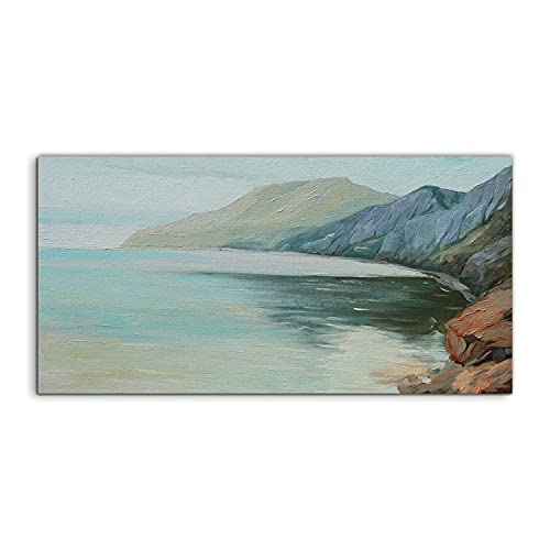 Photo acryl salon et chambre avec le paysage majestueux Mountains in The Morning Sea