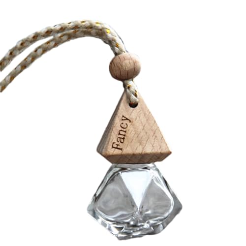 Aromatherapy Car Colgante - Botella de perfume vacía, difusor de vidrio colgante | Envase de aceite, dispensador automático de perfume, desraquier decorativo Rysoir del coche Interior Aromatherapy Car Colgante - Botella de perfume vacía, difusor de vidrio colgante | Envase de aceite, dispensador automático de perfume, desraquier decorativo Rysoir del coche Interior